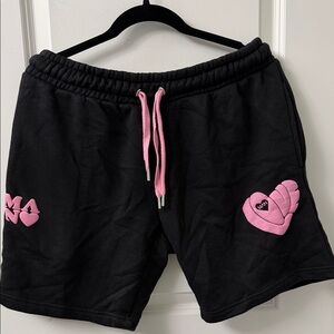 Black and Pink Women's Shorts